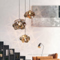 Living Room Stainless Steel Chrome Pendant Lamp Chandelier